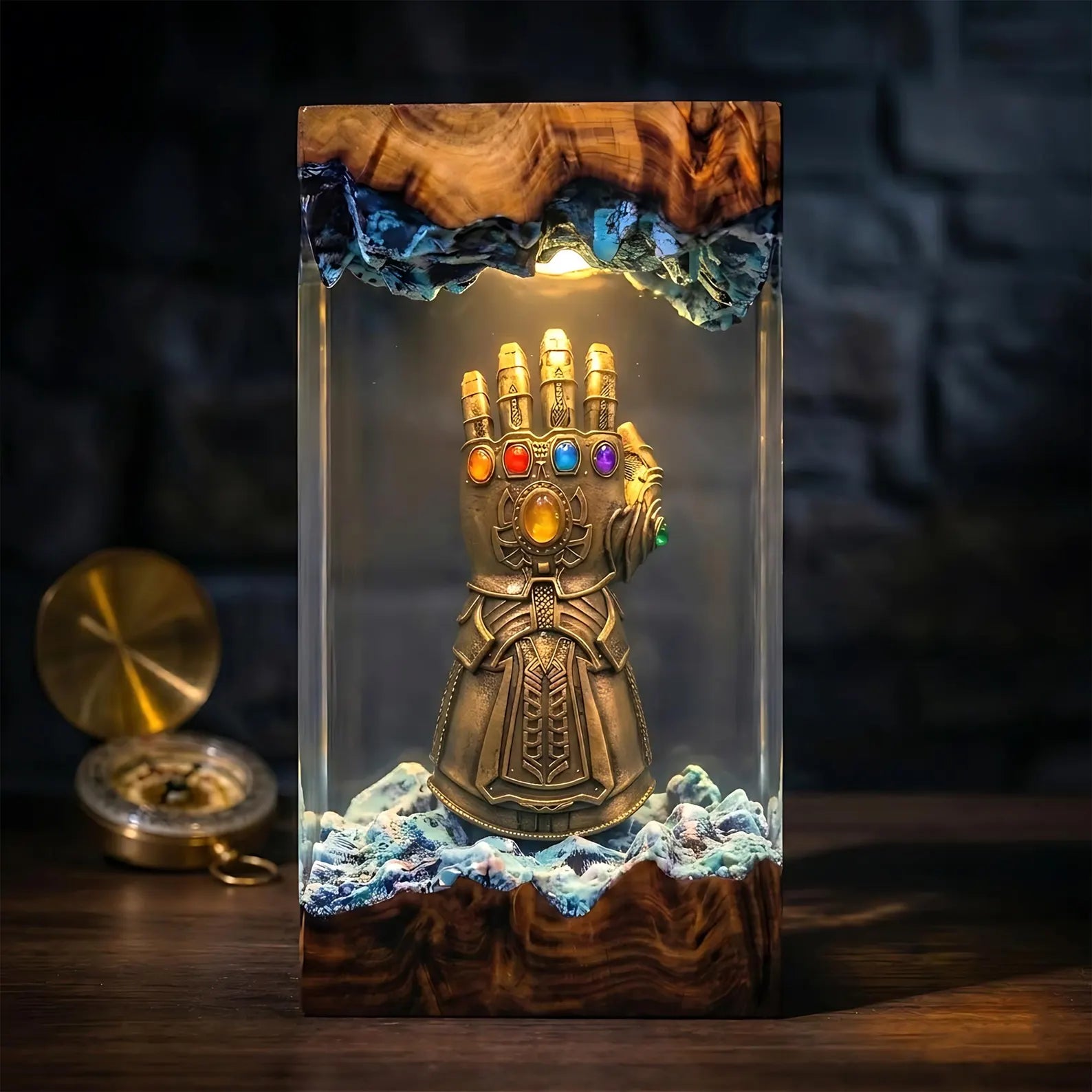 Infinity Gauntlet Resin Lamp