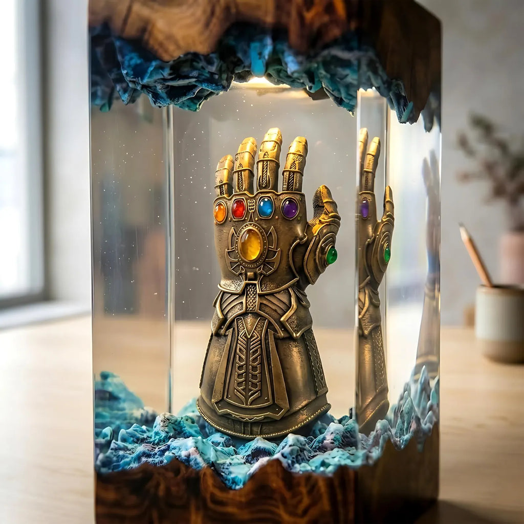 Infinity Gauntlet Resin Lamp